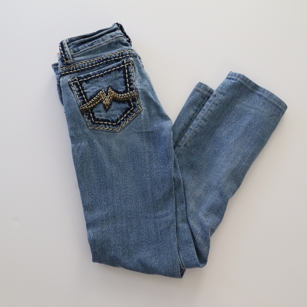 Miss Me Skinny Straight Leg Size 26 Denim Jeans